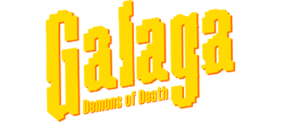 Galaga: Demons of Death logo for NES